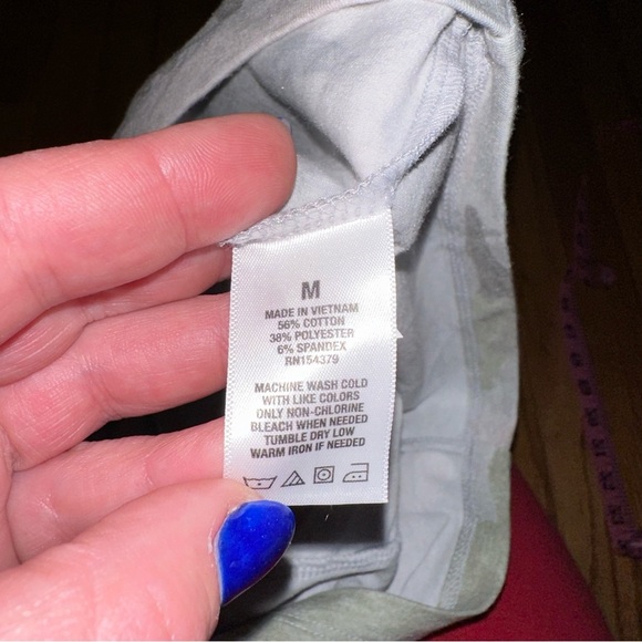 NWT Camoflage Printed Round Neck Mini Dress - Picture 6 of 6